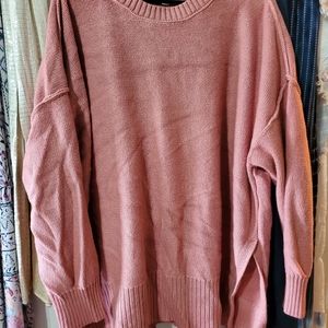 Aerie dusty rose sweater